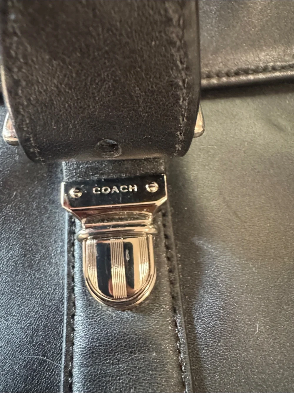 Vintage coach messenger bag
